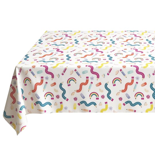 9ft. Classroom Party Table Cover by B2C